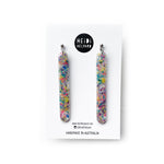 Rainbow Trapped Scraps GLOSS Thin Capsule Earrings