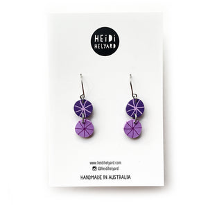 Rock Candy Two Drop Hook Earrings