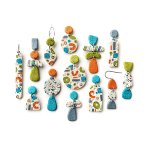 Iconic Confetti Multi Drop Earrings