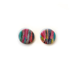 
            
                Load image into Gallery viewer, Leftover Mega Circle Stud Earrings
            
        