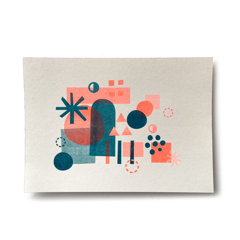 
            
                Load image into Gallery viewer, Risograph Print 2 Colour A5
            
        
